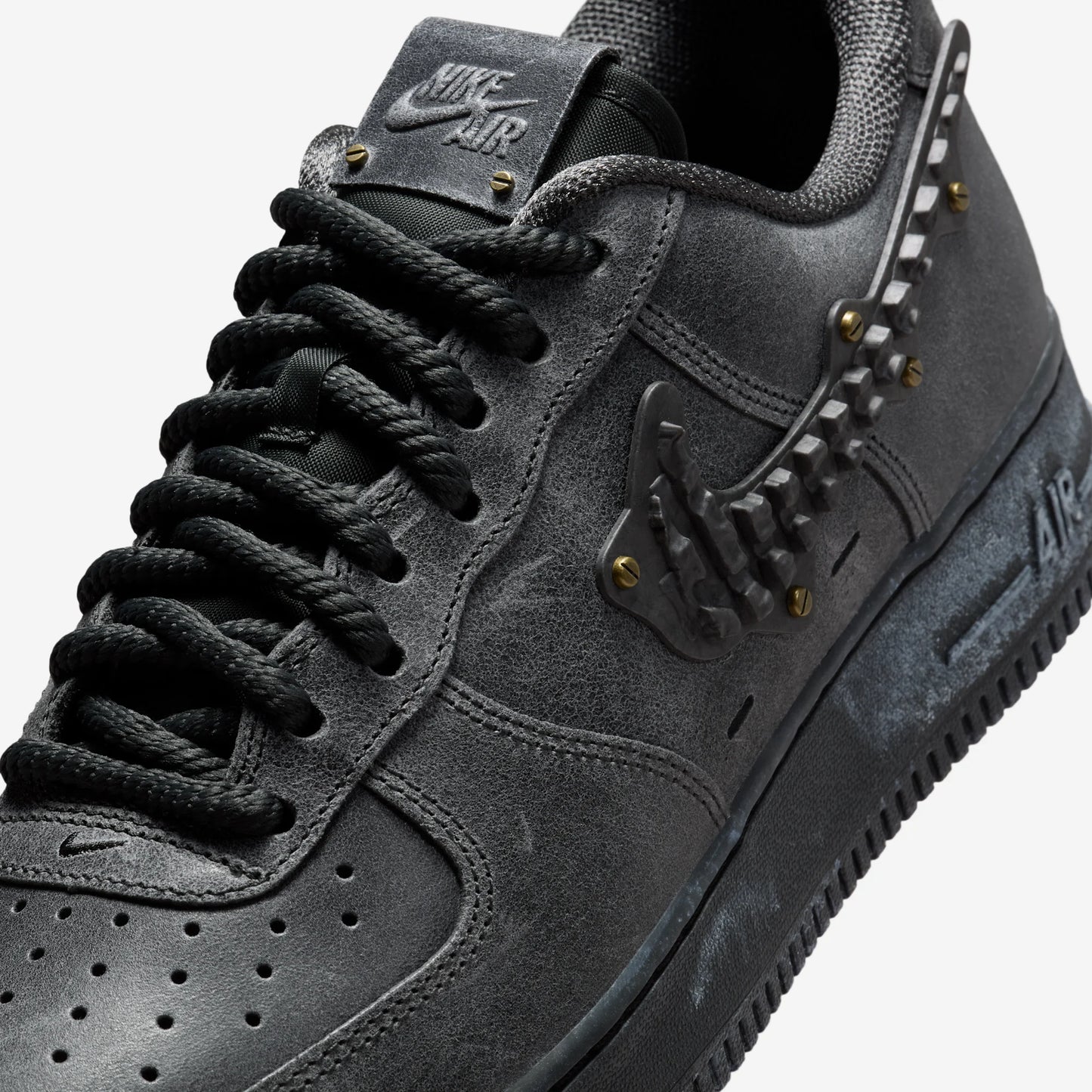 Nike Air Force 1 Low Metalwork Medium Ash Anthracite