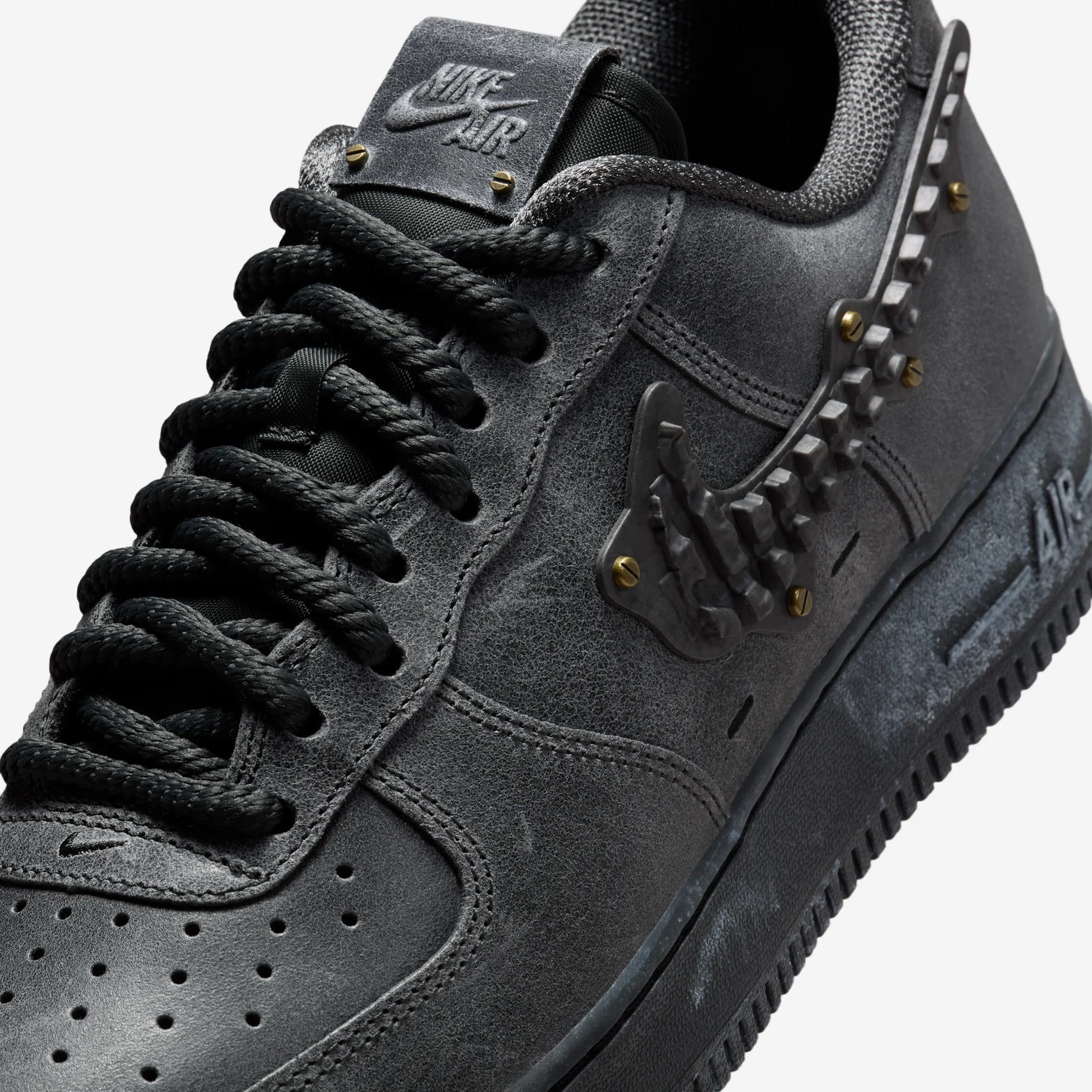 Nike Air Force 1 Low Metalwork Medium Ash Anthracite