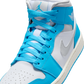 Jordan 1 Mid Dark Powder Blue White Sail Neutral Grey (Women's)