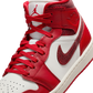 Jordan 1 Mid SE Red Cracked Leather (Women's)
