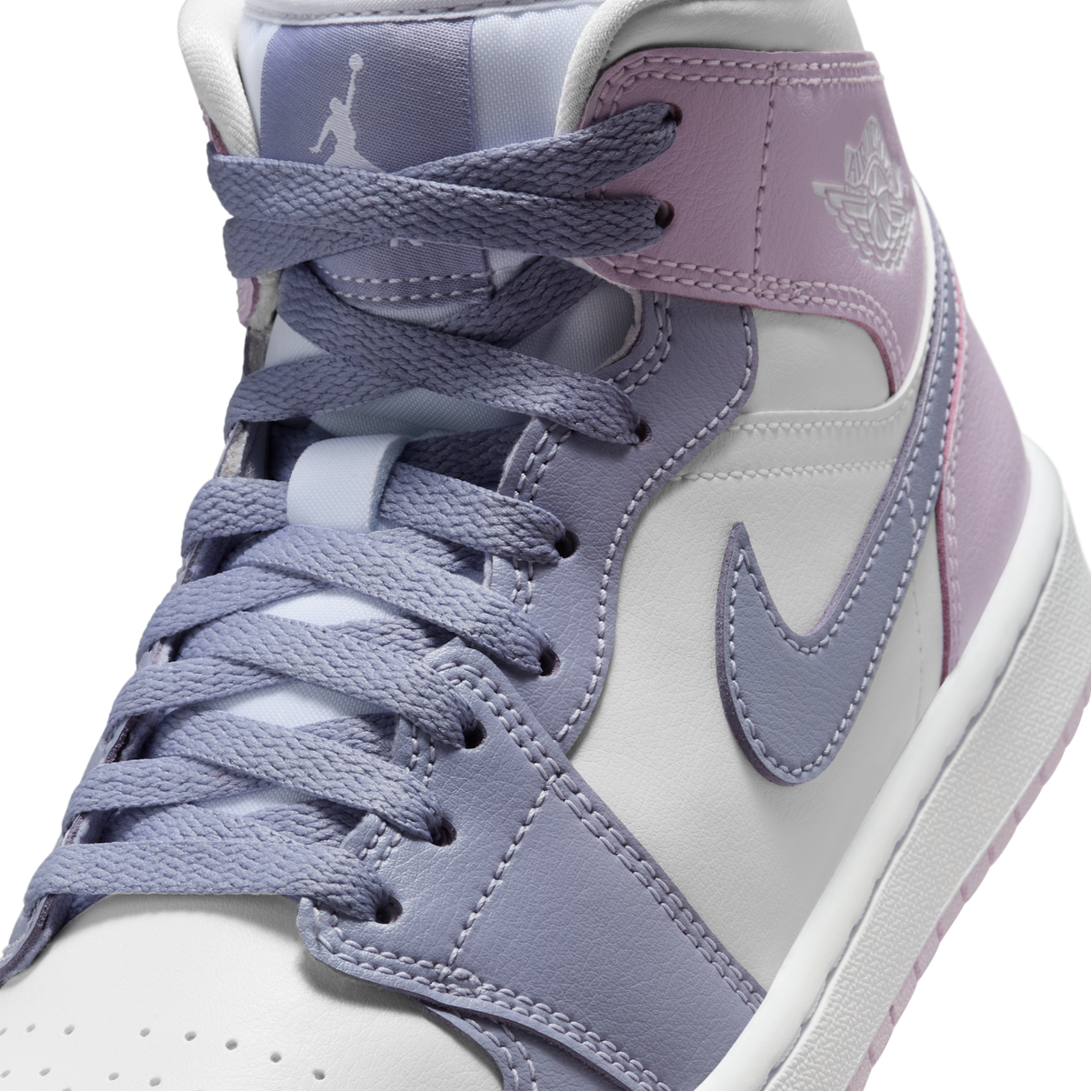 Jordan 1 Mid Indigo Haze Doll White (Women's)