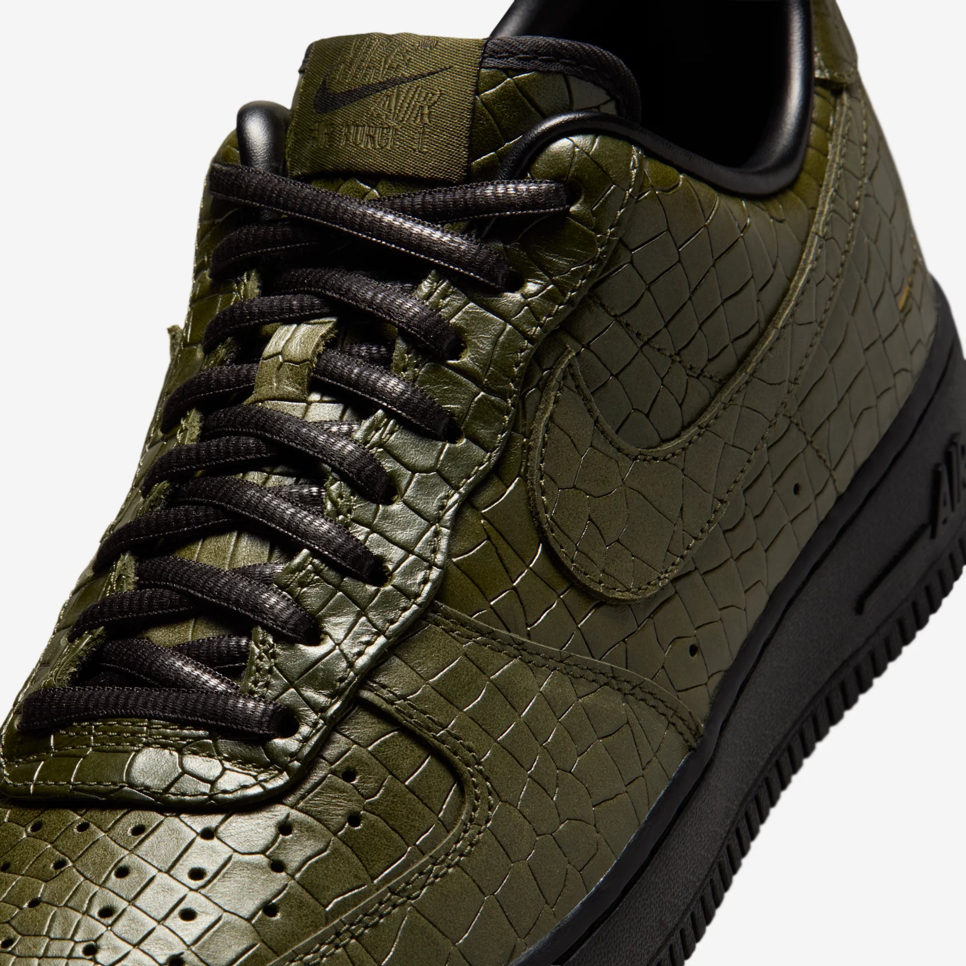 Nike Air Force 1 Low Morse Code Cargo Khaki Croc