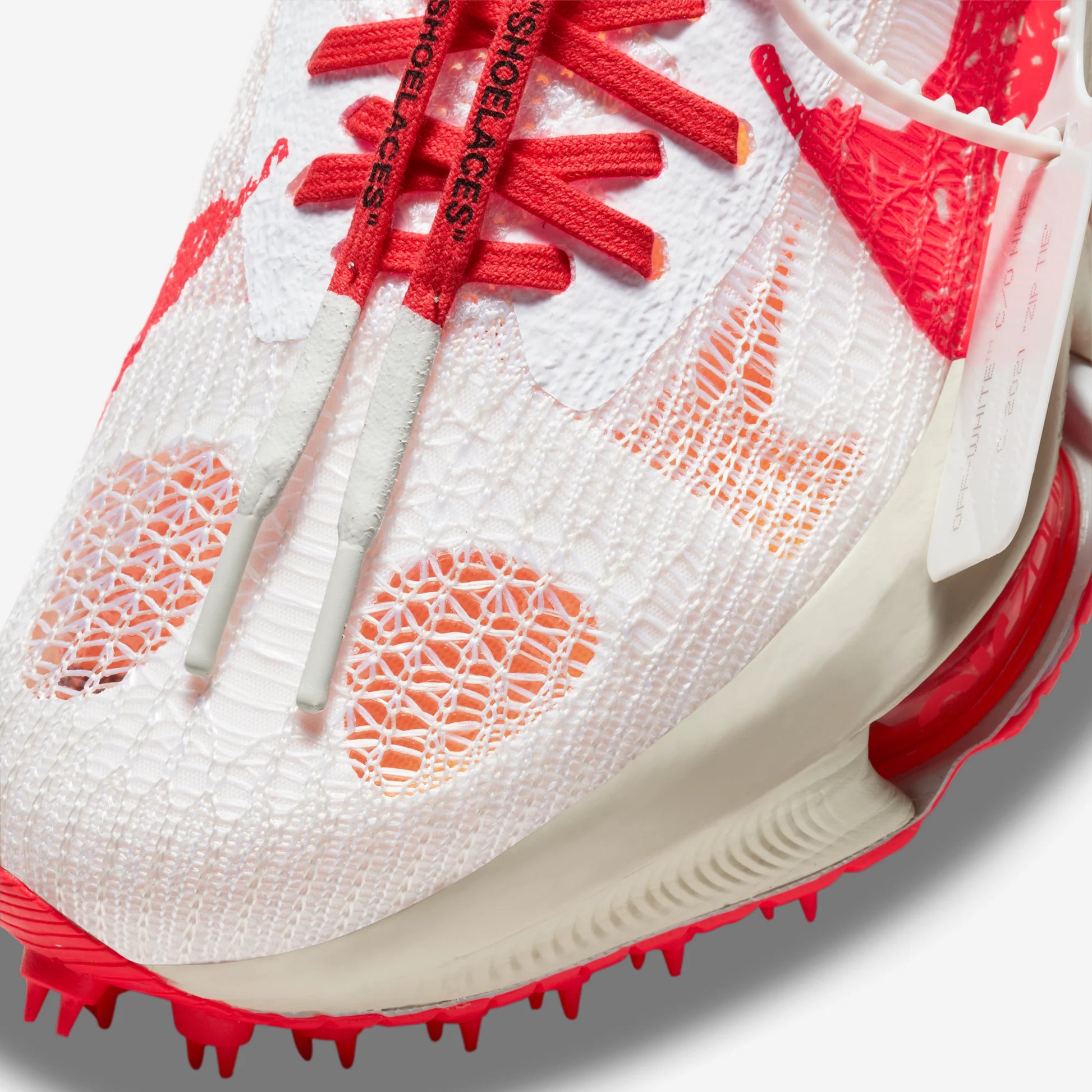 Nike Air Zoom Tempo Next% Flyknit Off White White Solar Red