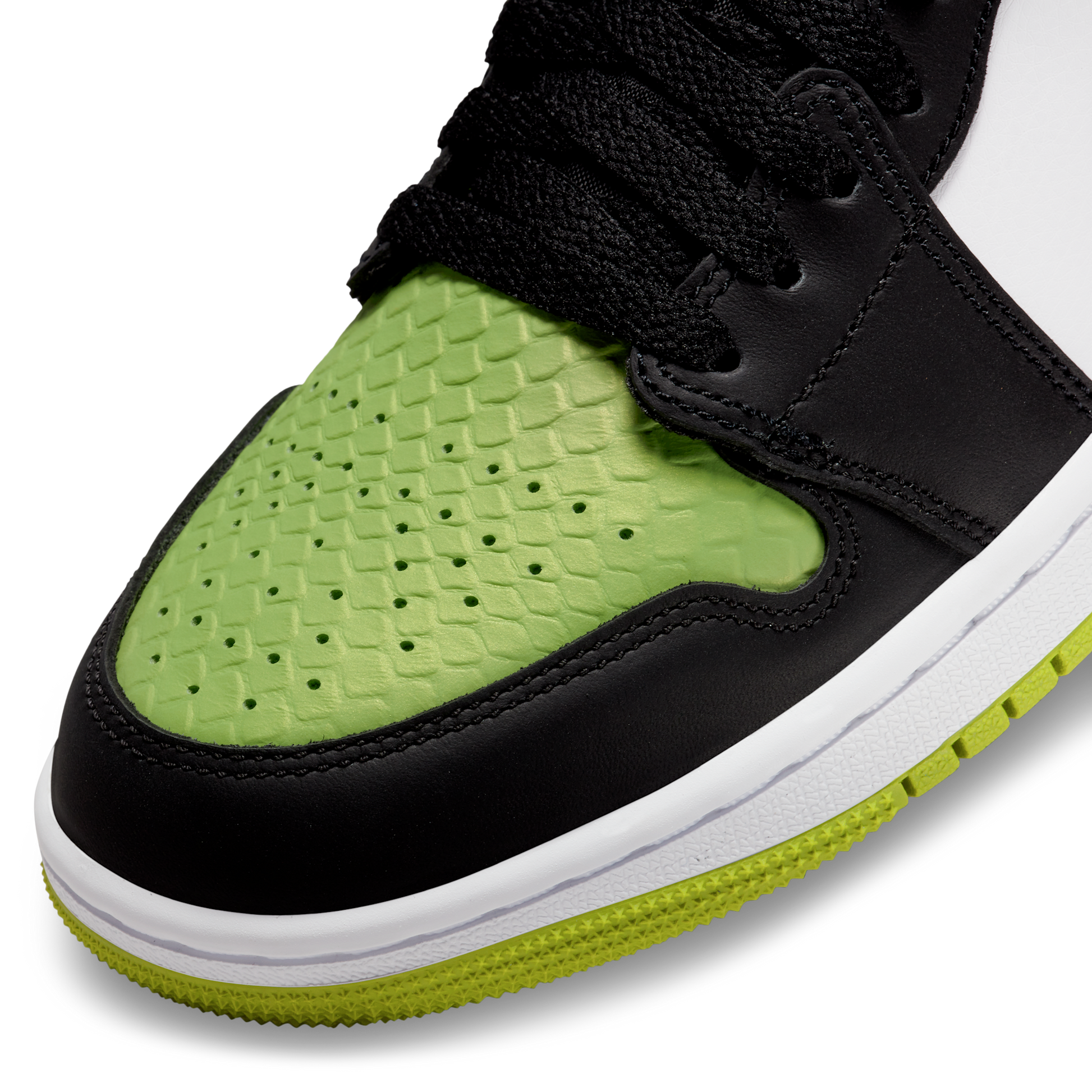 Jordan 1 Low Snakeskin Vivid Green (Women's)
