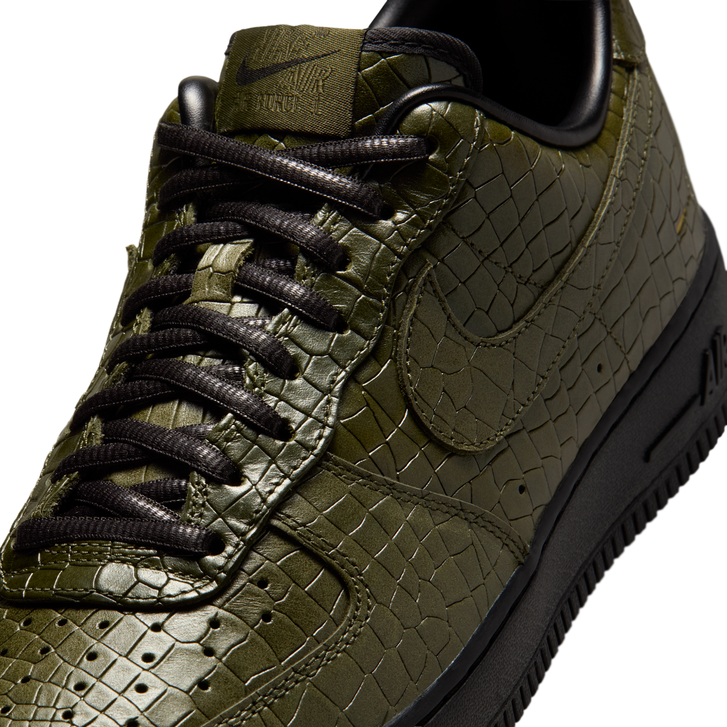 Nike Air Force 1 Low Morse Code Cargo Khaki Croc