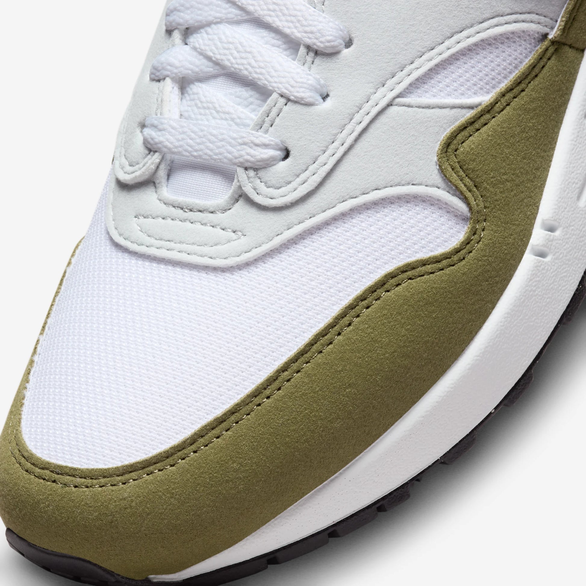Nike Air Max 1 White Black Medium Olive