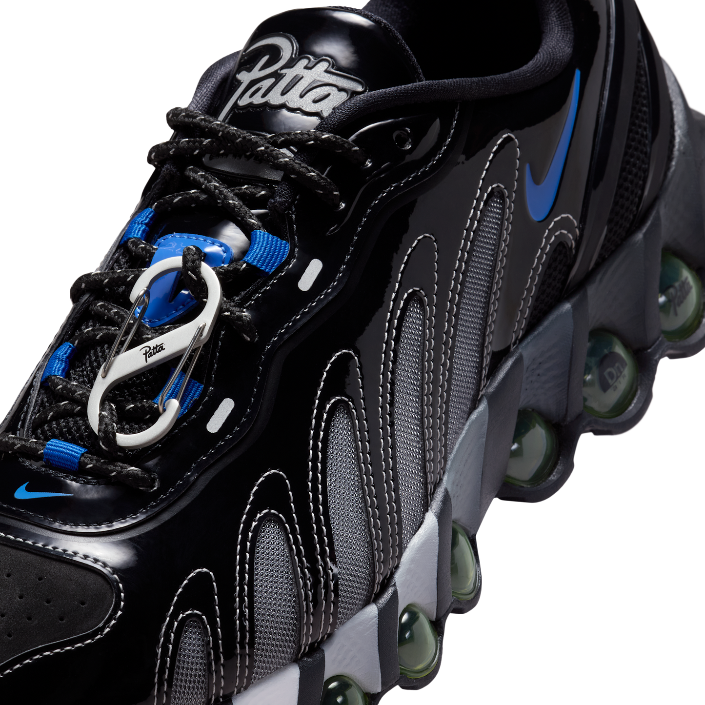 Nike Air Max Dn8 Patta Black Metallic Silver