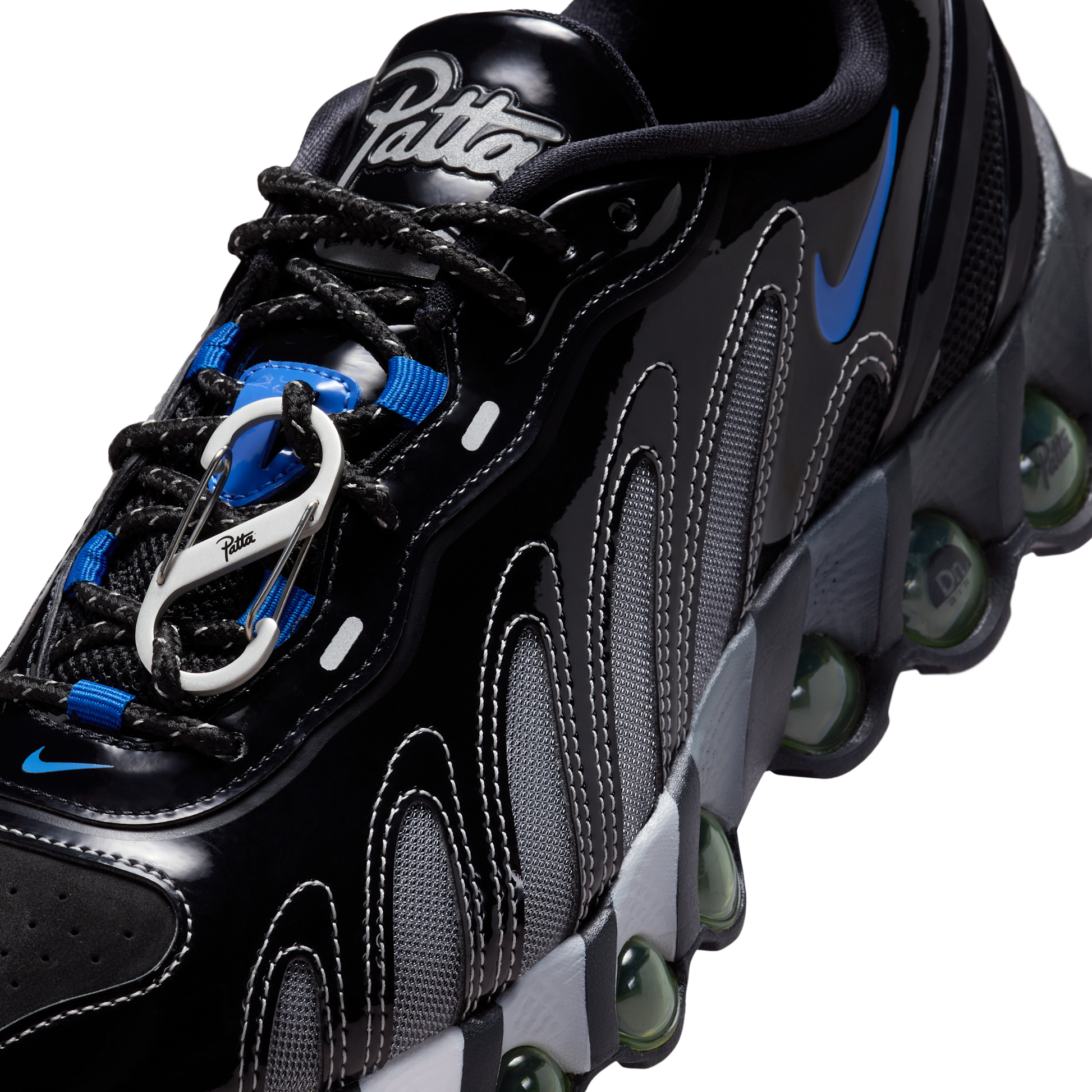 Nike Air Max Dn8 Patta Black Metallic Silver