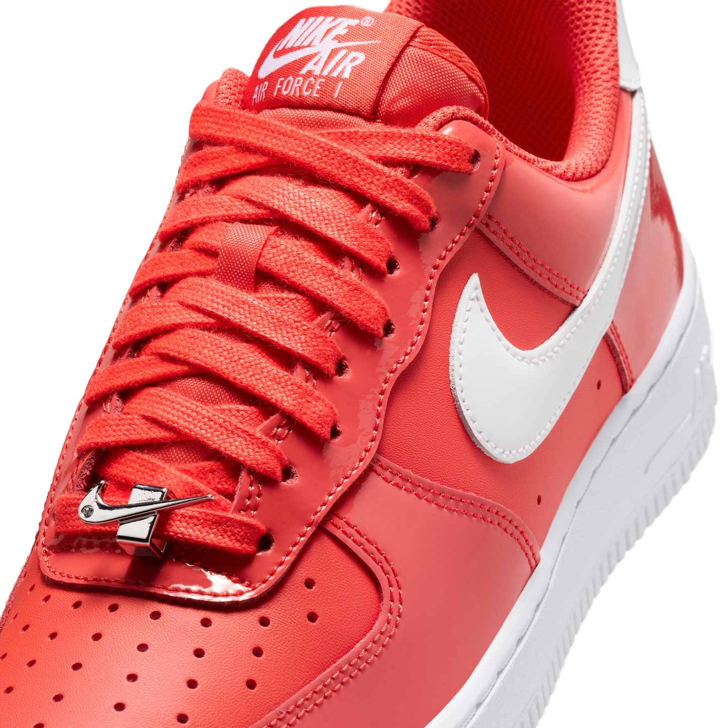 Nike Air Force 1 Low '07 Patent Light Crimson White (Women's)
