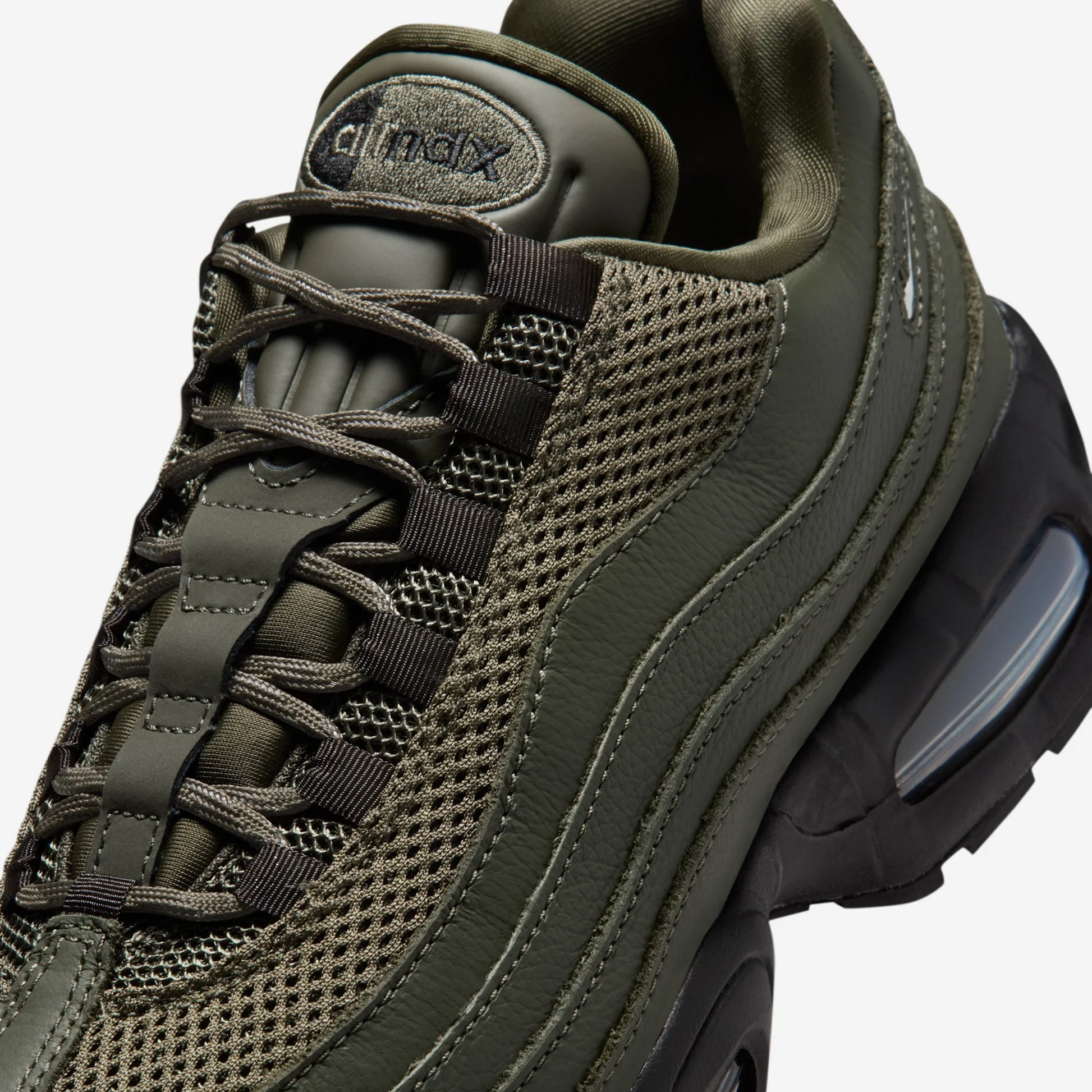Nike Air Max 95 Big Bubble Cargo Khaki Jewel Swoosh (Women's)