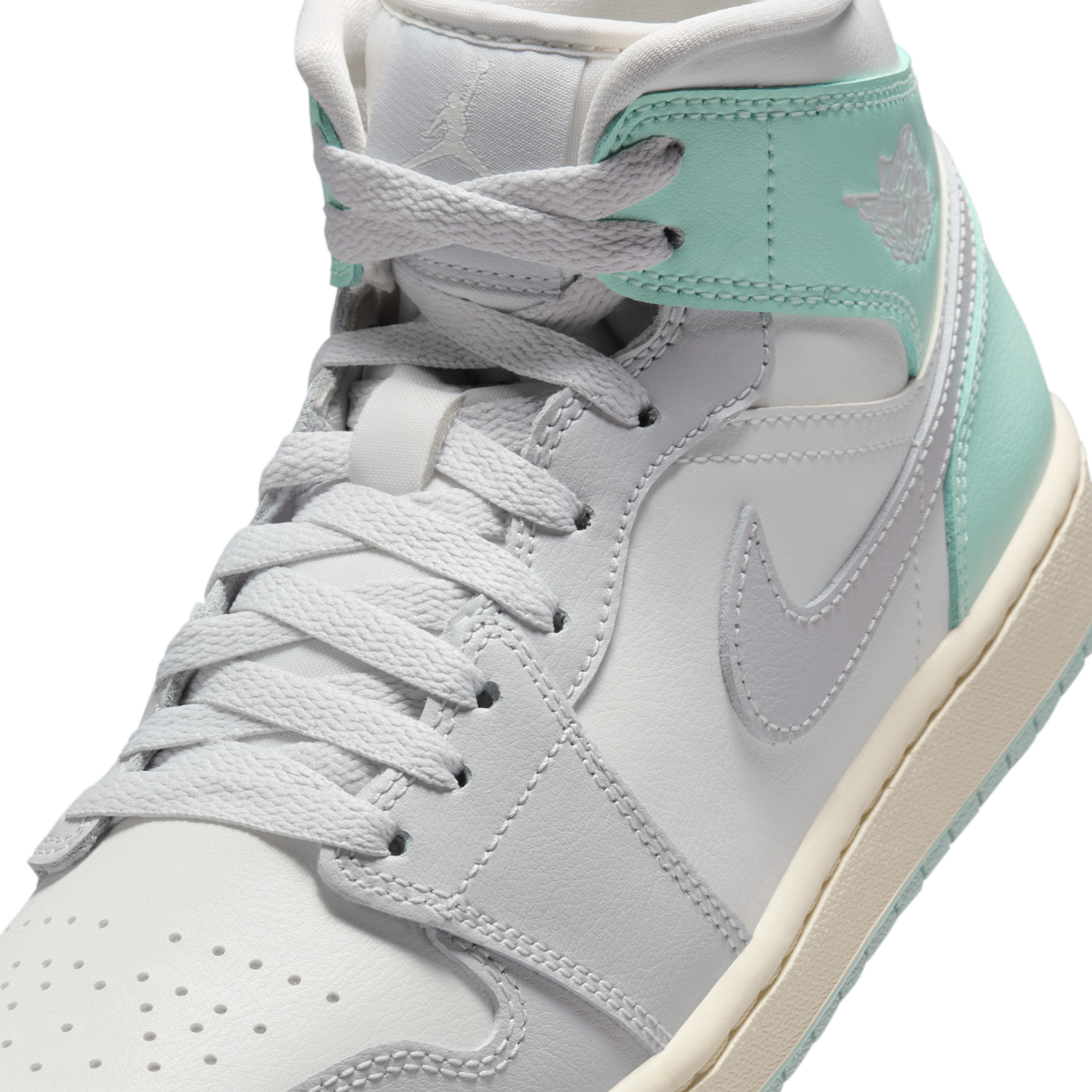 Jordan 1 Mid Football Grey Igloo (Women's)