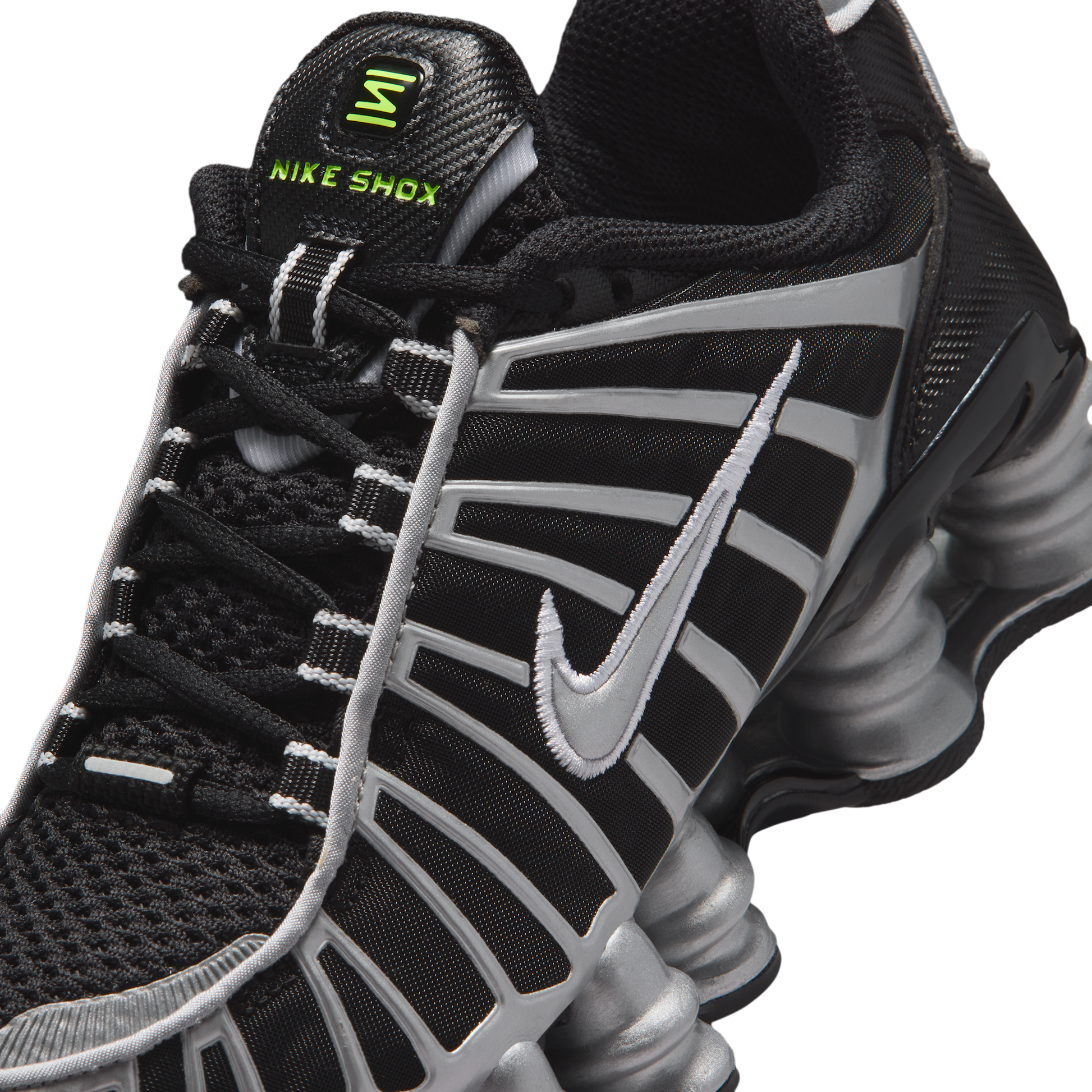 Nike Shox TL Black Volt Metallic Silver (GS)
