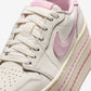 Jordan 1 Low Triple Stack Pale Ivory Iced Carmine (Women's)
