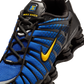 Nike Shox TL Black Lyon Blue Varsity Maize