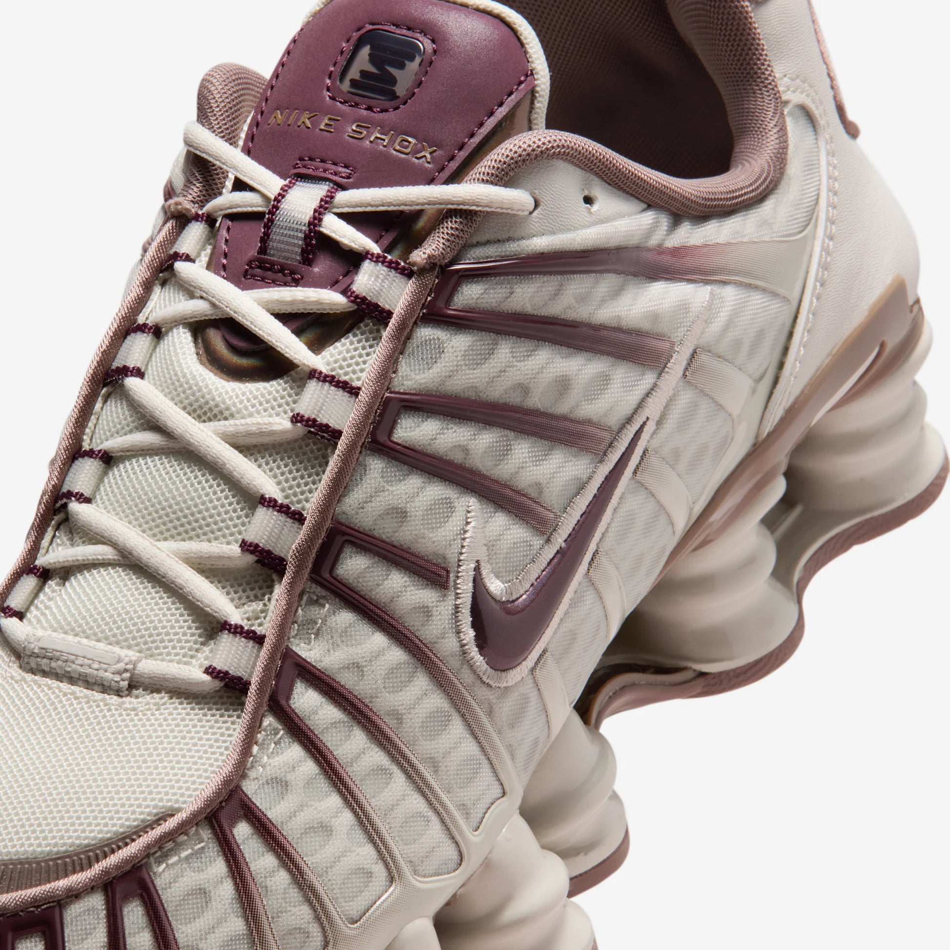 Nike Shox TL Light Bone Burgundy Crush (Women's)