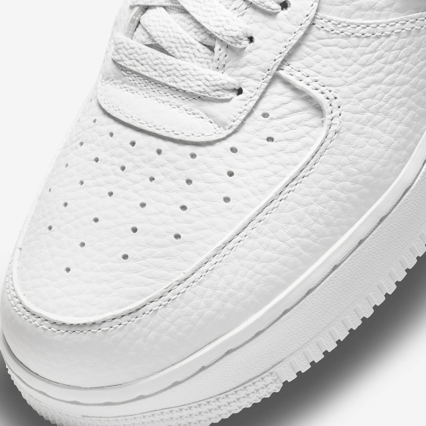 Nike Air Force 1 Low White Pony Hair Heel