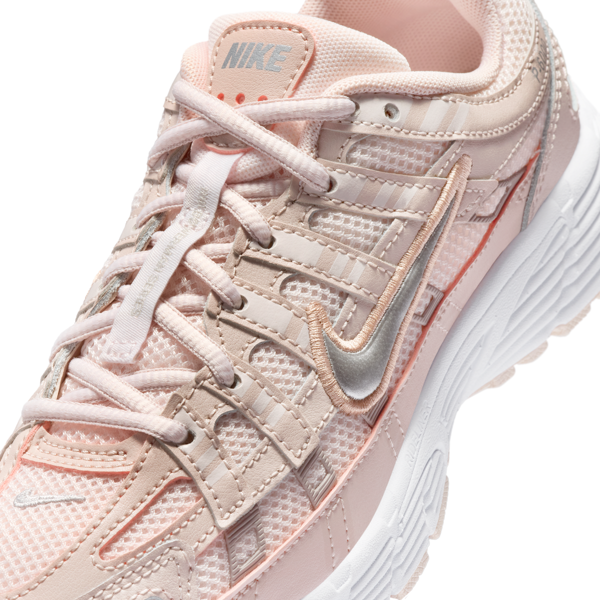 Nike P-6000 Light Soft Pink Metallic Silver (GS)