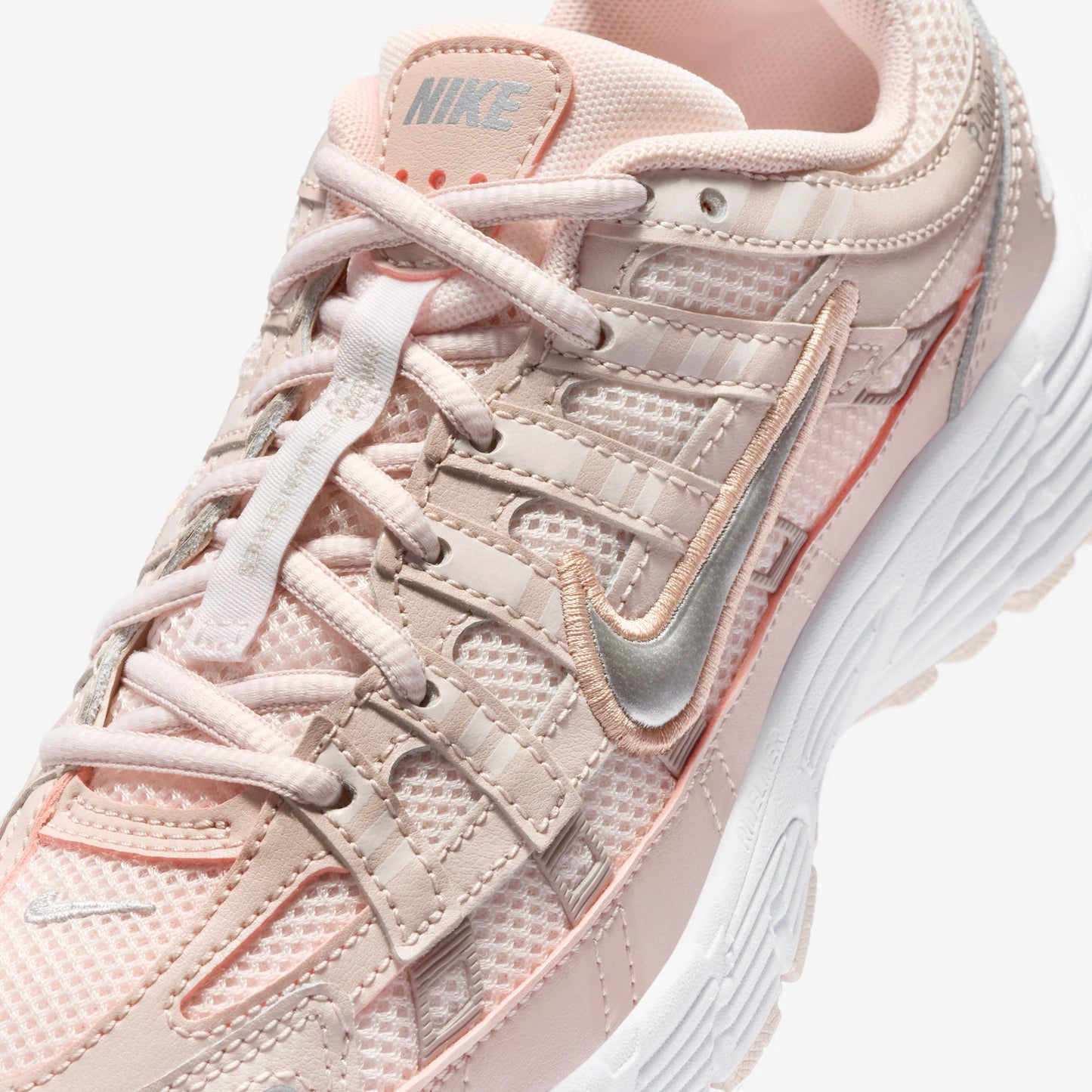 Nike P-6000 Light Soft Pink Metallic Silver (GS)