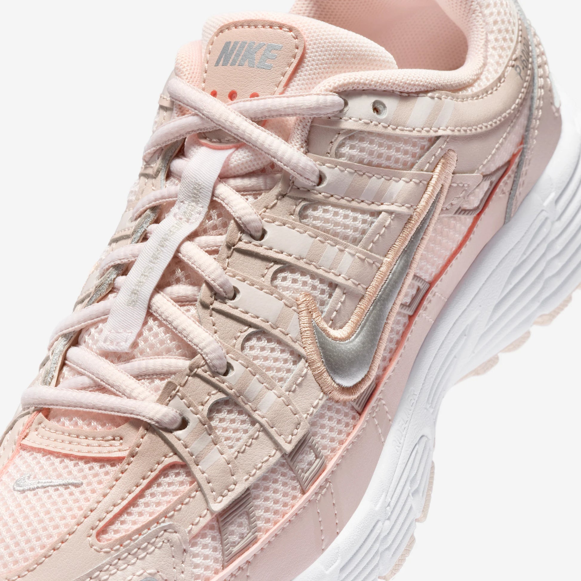 Nike P-6000 Light Soft Pink Metallic Silver (GS)