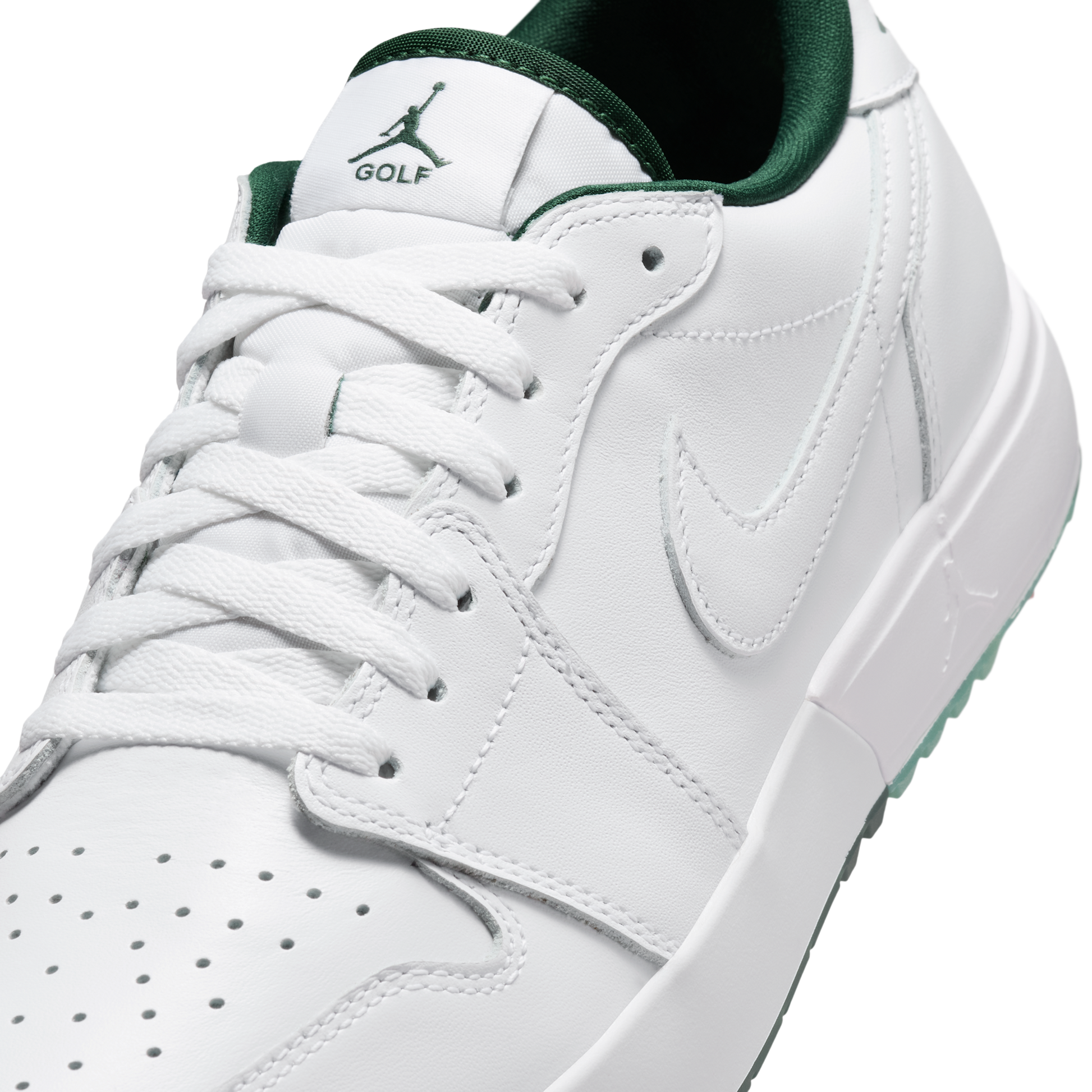 Jordan 1 Low Golf Spiked White Fir Elemental Pink
