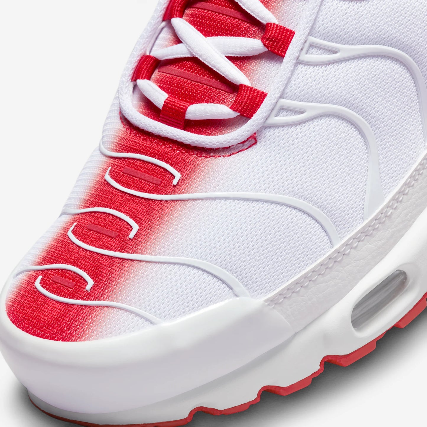 Nike Air Max Plus White University Red