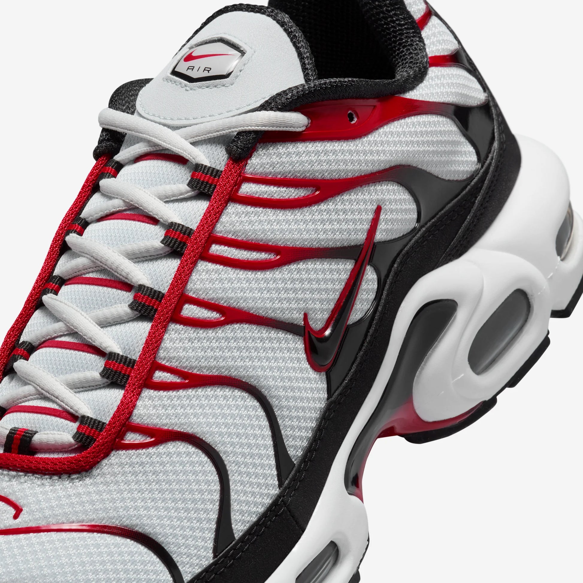 Nike Air Max Plus Pure Platinum Black University Red