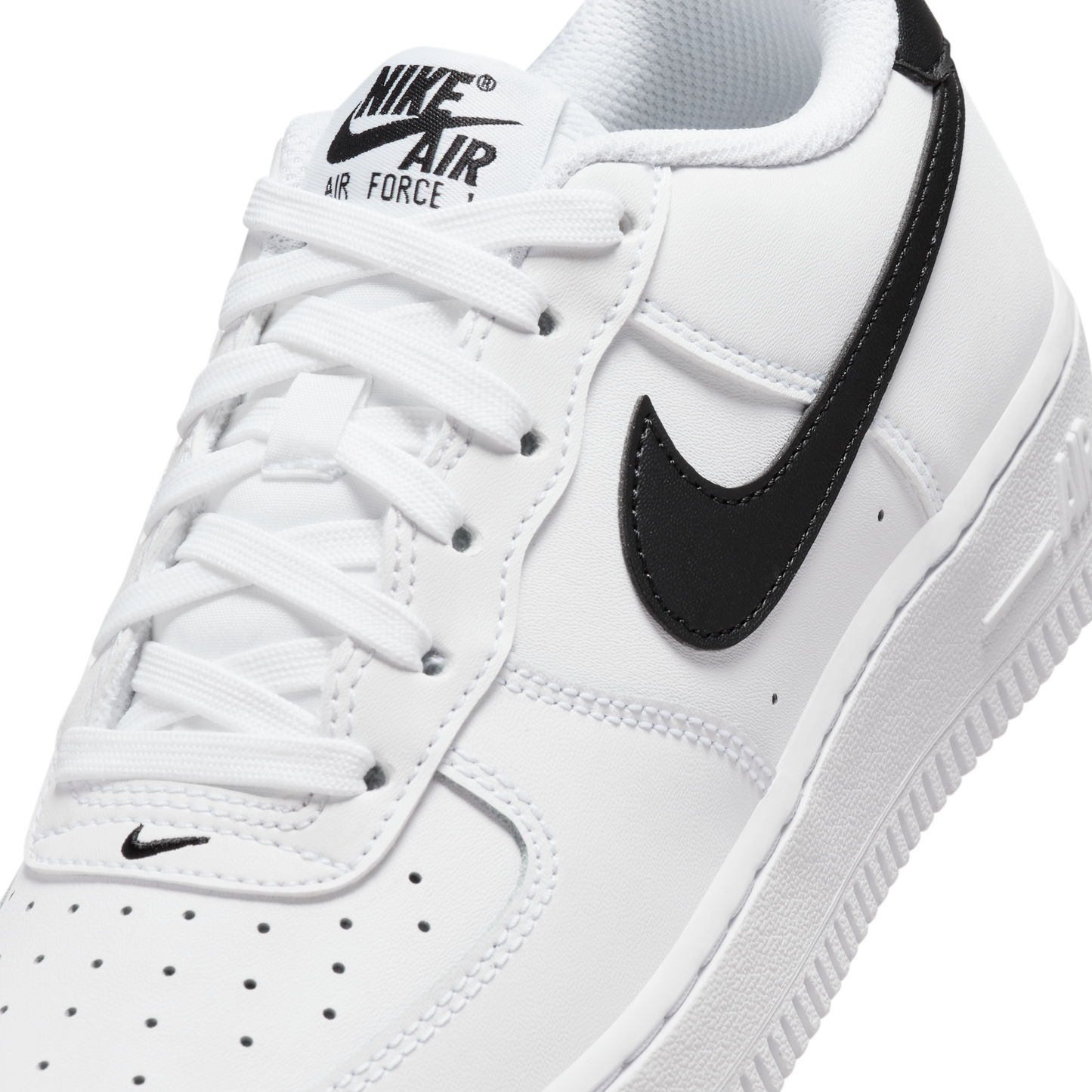 Nike Air Force 1 Low White Black (2024) (GS)