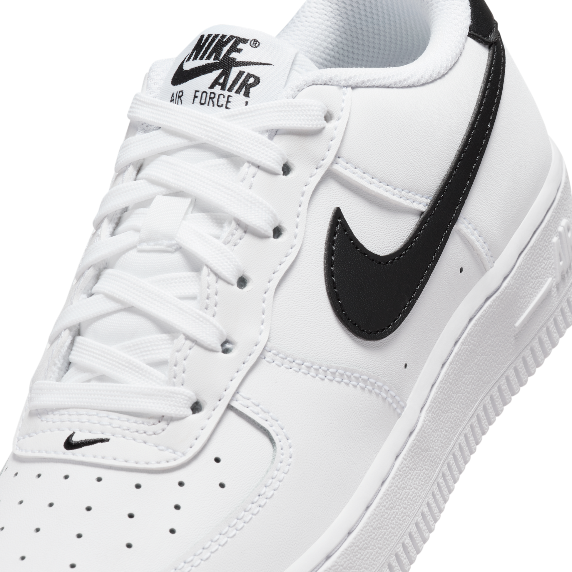 Nike Air Force 1 Low White Black (2024) (GS)