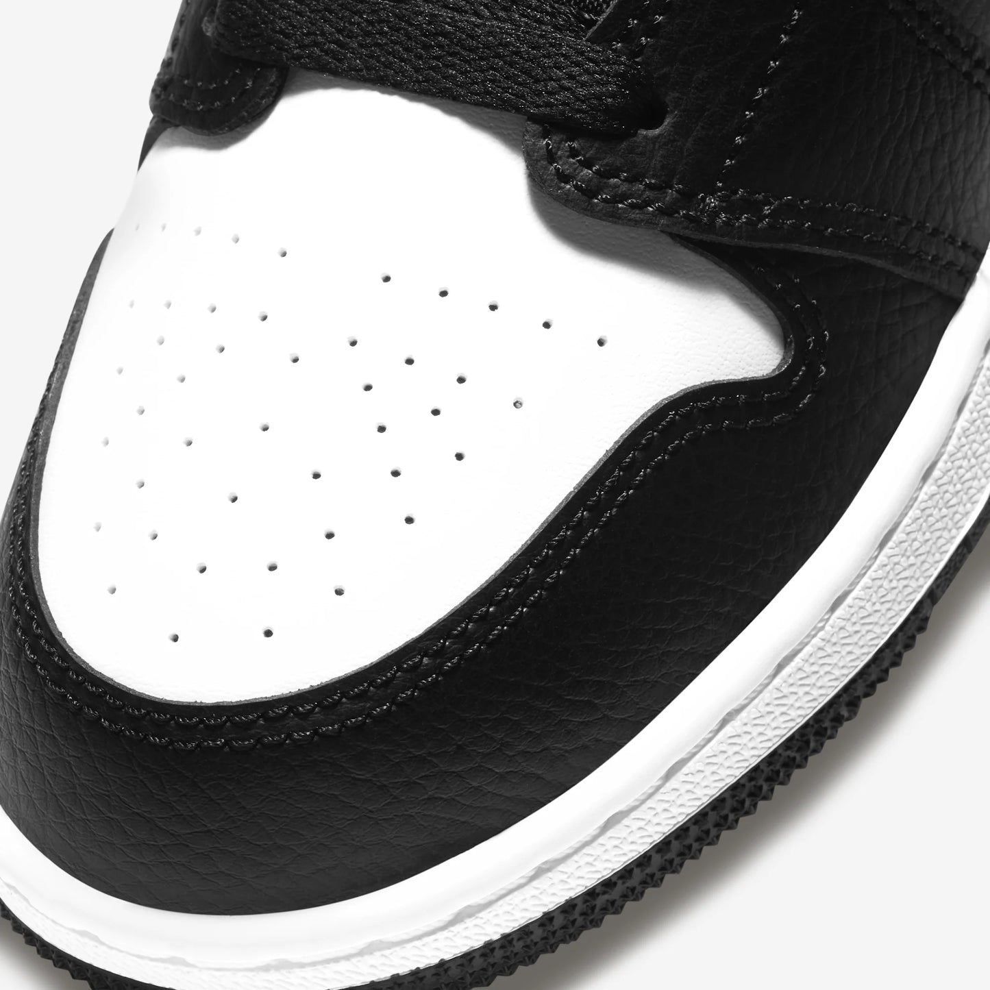 Jordan 1 Mid White Black Chile Red (GS)
