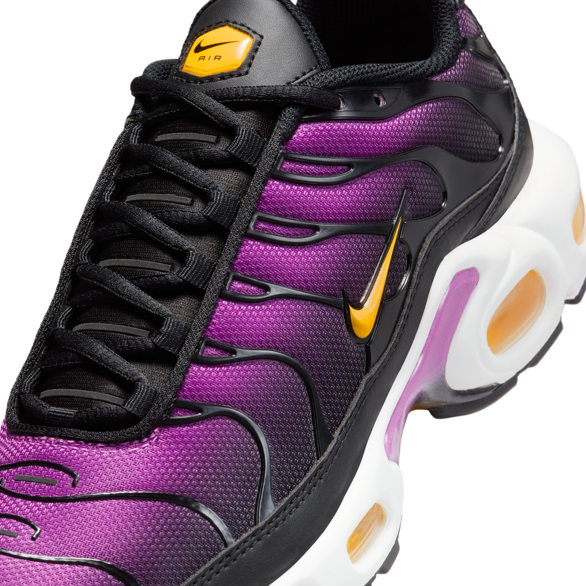 Nike Air Max Plus Black Laser Orange White Hyper Violet (Women's)