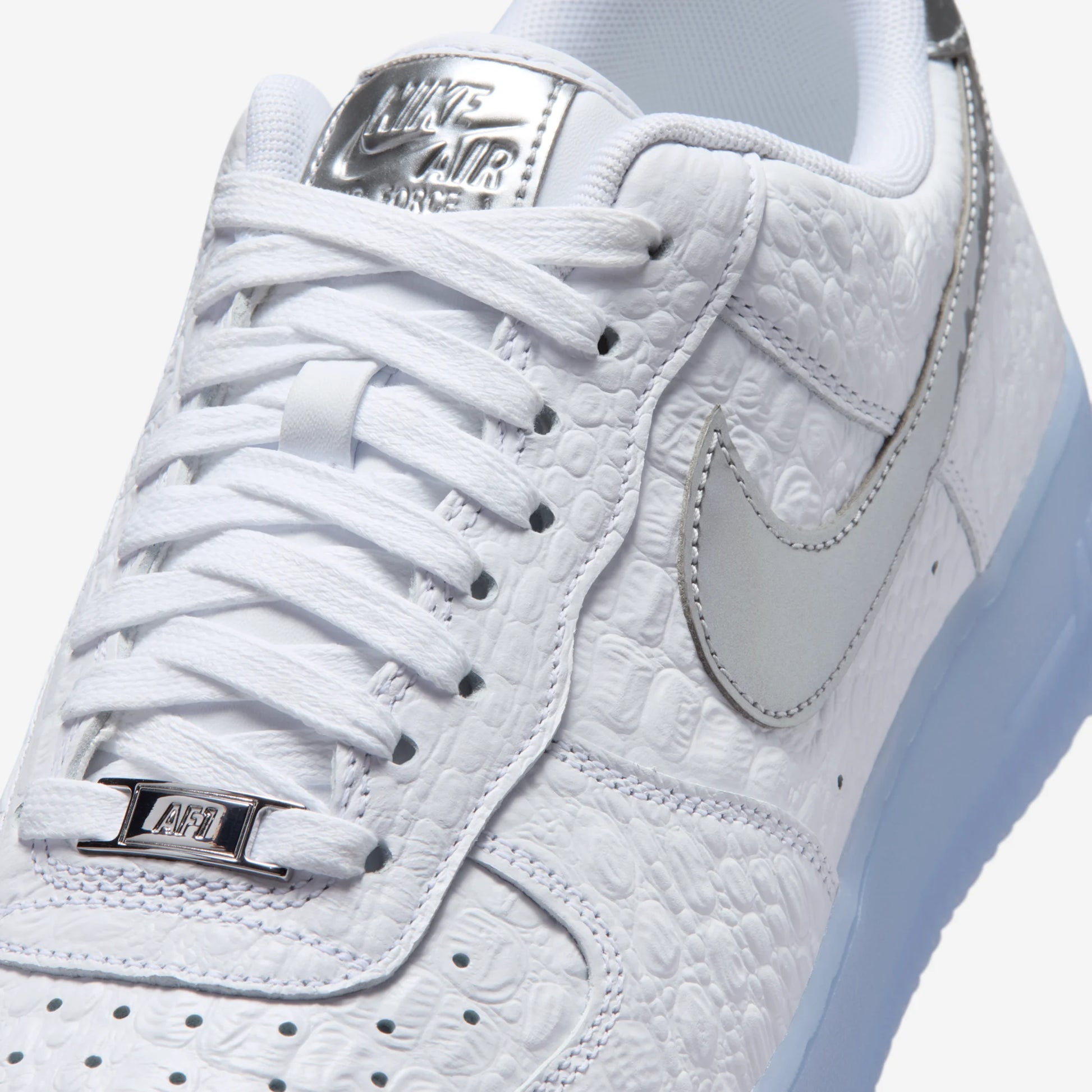 Nike Air Force 1 Low '07 Crocodile White Blue Tint