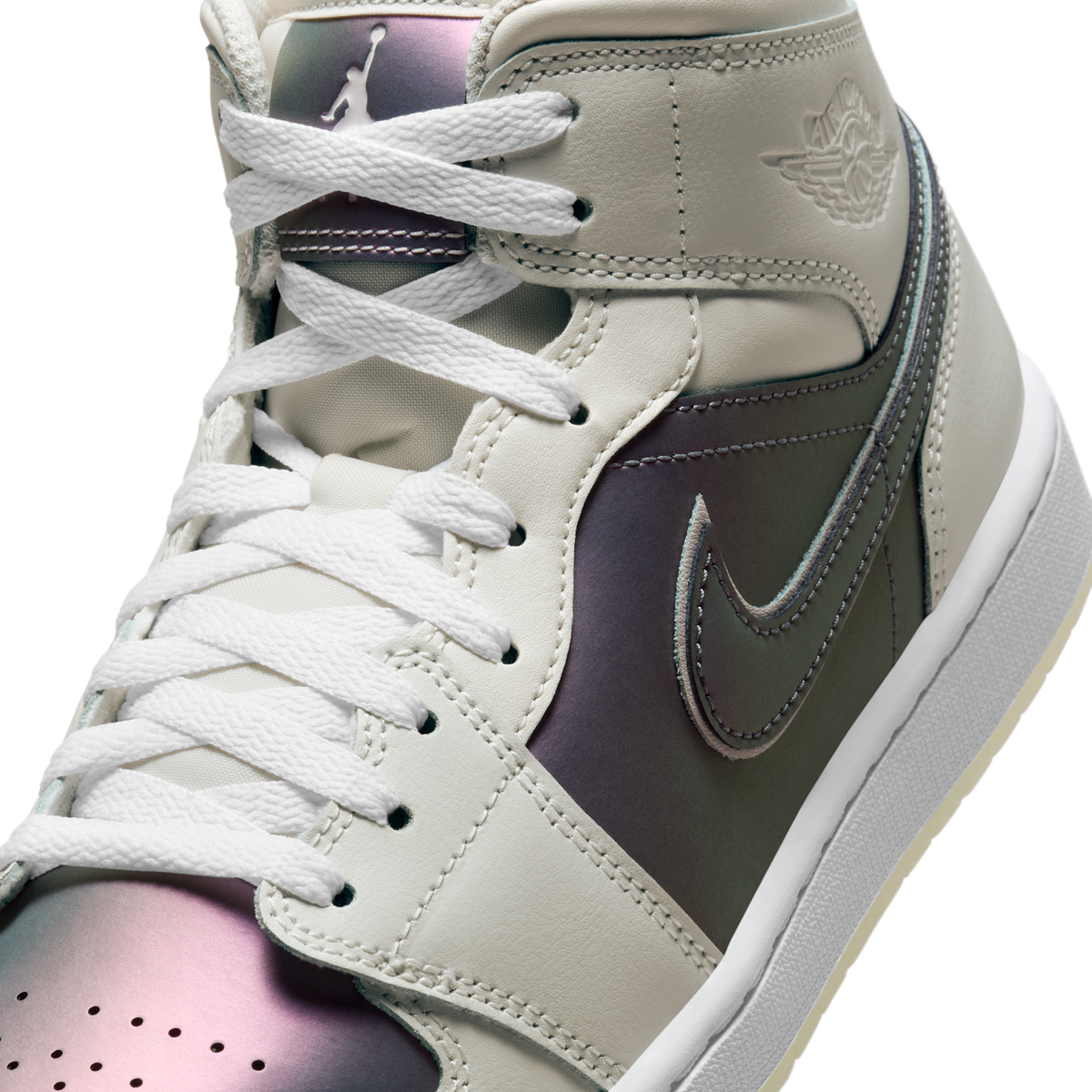 Jordan 1 Mid SE Phantom Iridescent