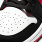 Jordan 1 Low Black White Gym Red (Women's)