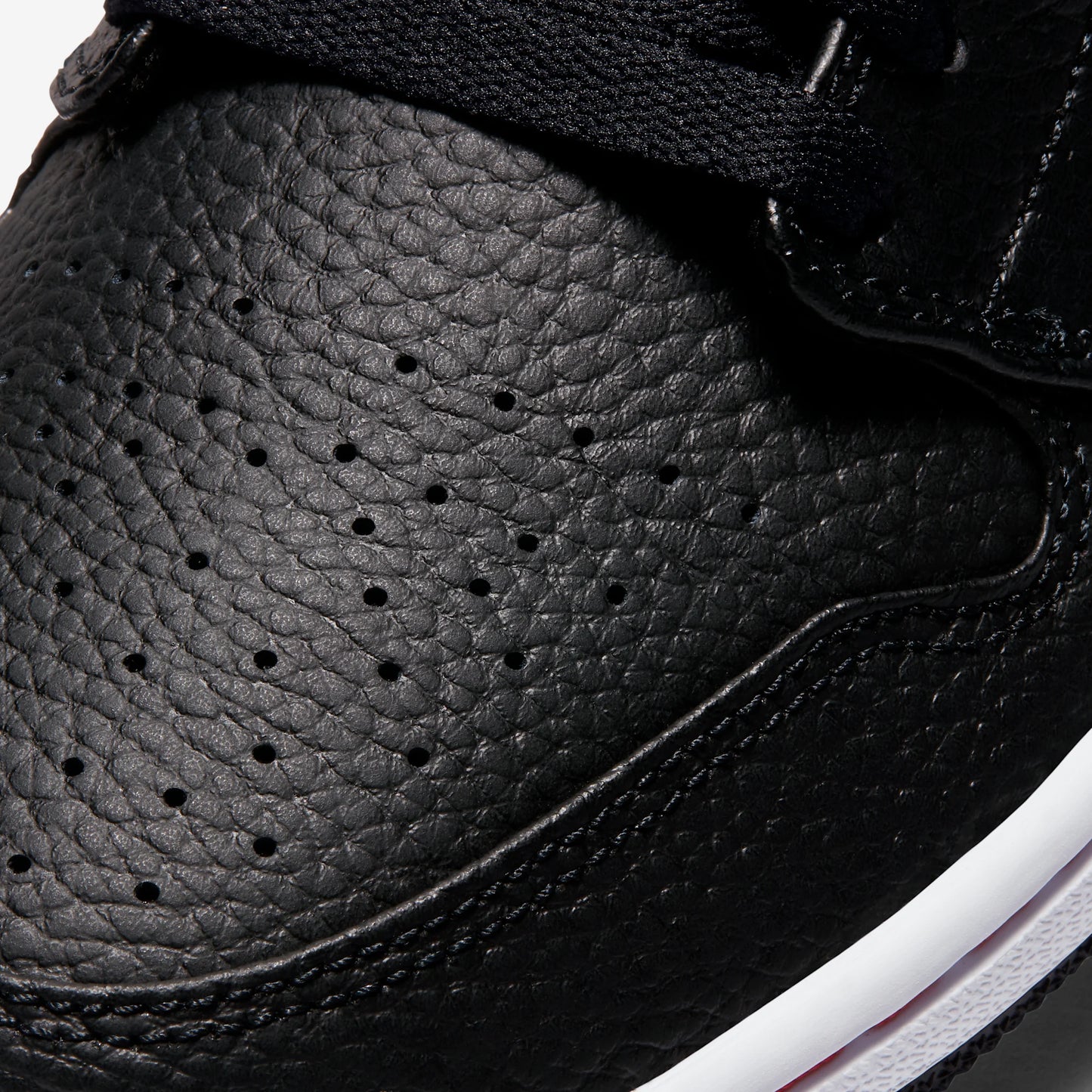 Jordan 1 Low Brushstroke Swoosh Black