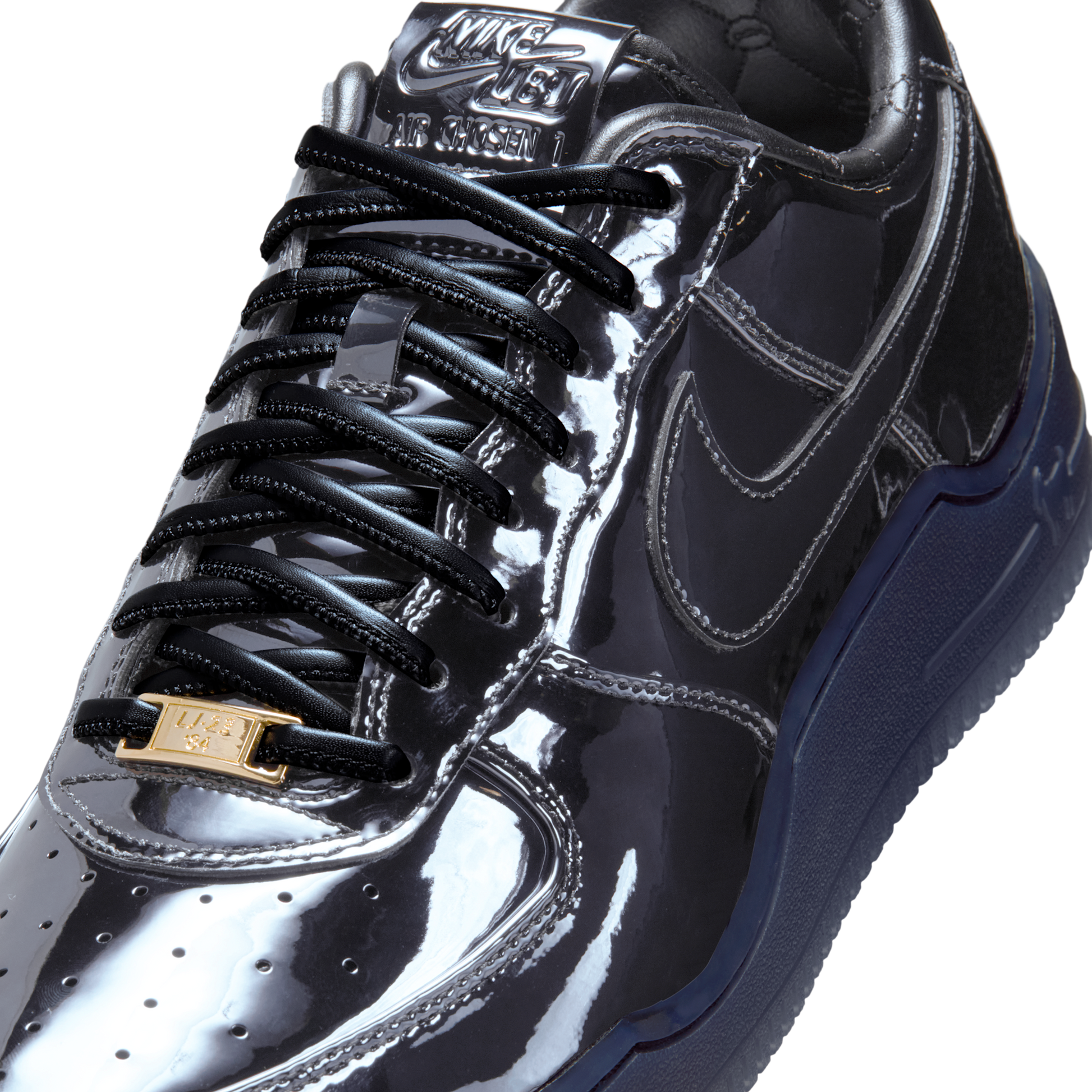Nike Air Force 1 Low LeBron James Black Patent