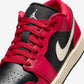 Jordan 1 Low Mystic Hibiscus Black (Women's)