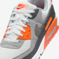 Nike Air Max 90 Summit White Safety Orange Dark Smoke Grey Smoke Grey