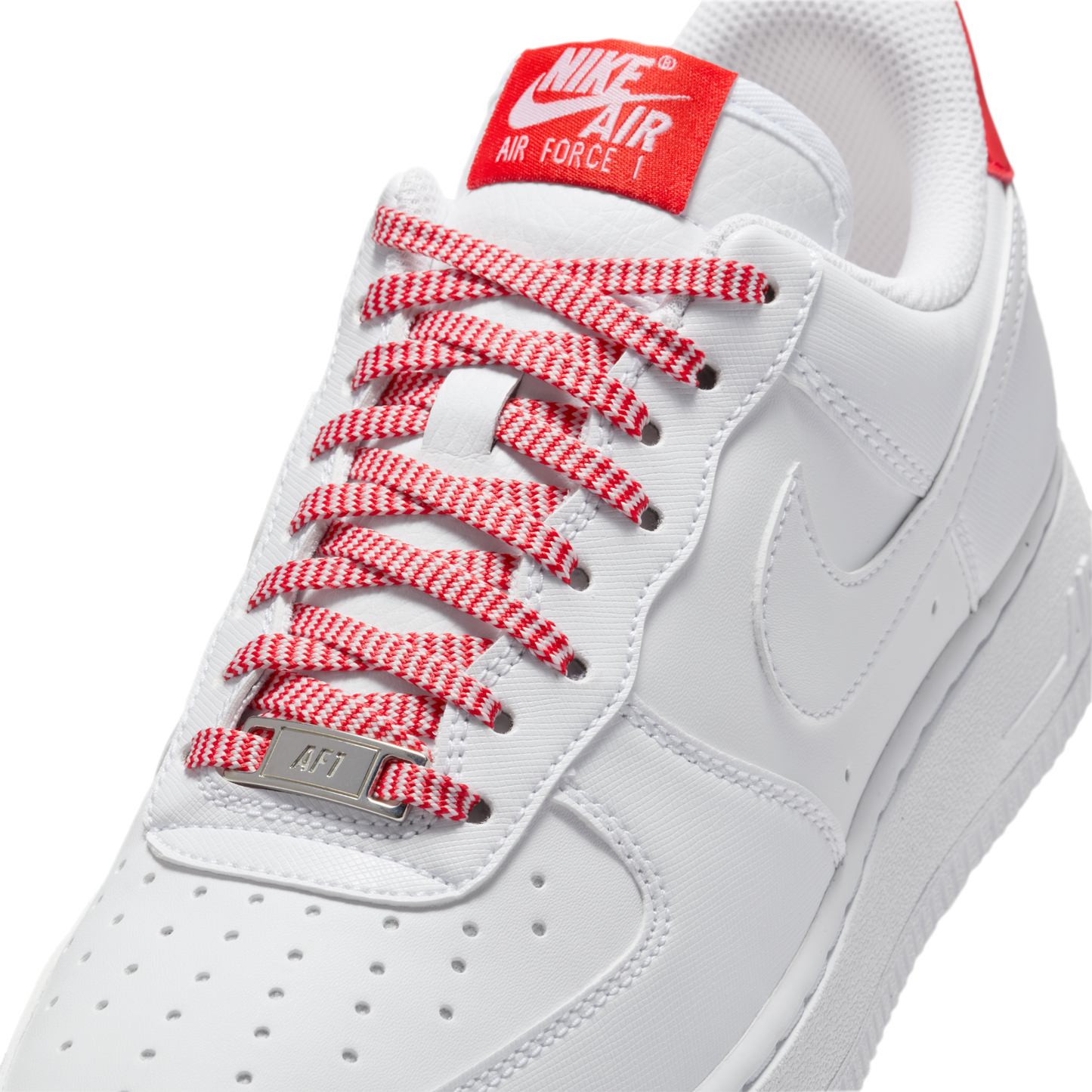 Nike Air Force 1 Low '07 White Pink Foam Metallic Silver Light Crimson (Women's)