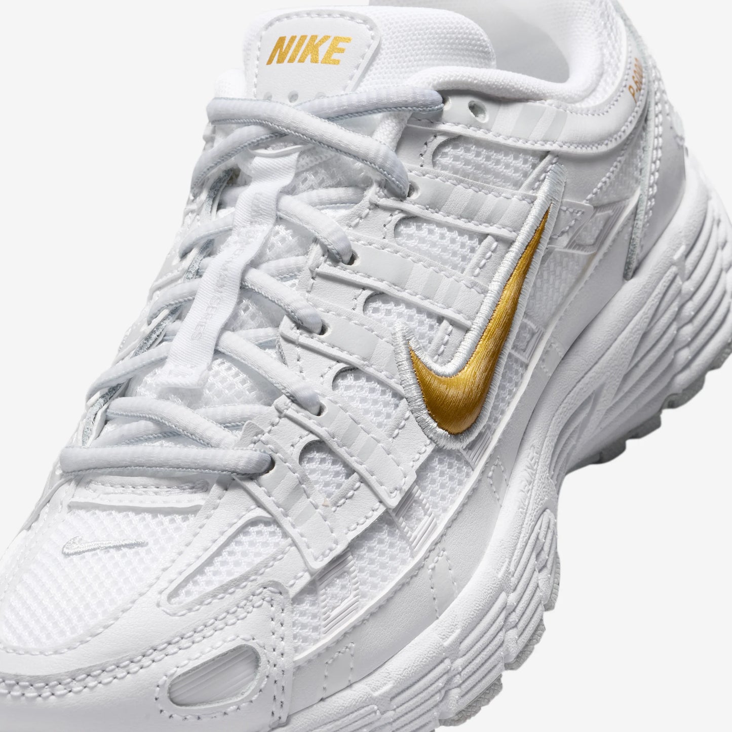 Nike P-6000 White Metallic Gold (GS)
