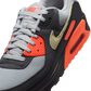 Nike Air Max 90 Light Smoke Grey Hyper Crimson Limelight