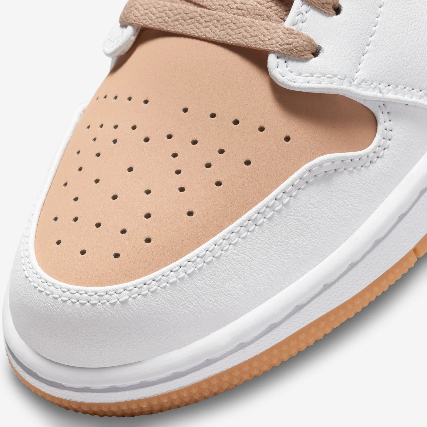 Jordan 1 Low Gum White