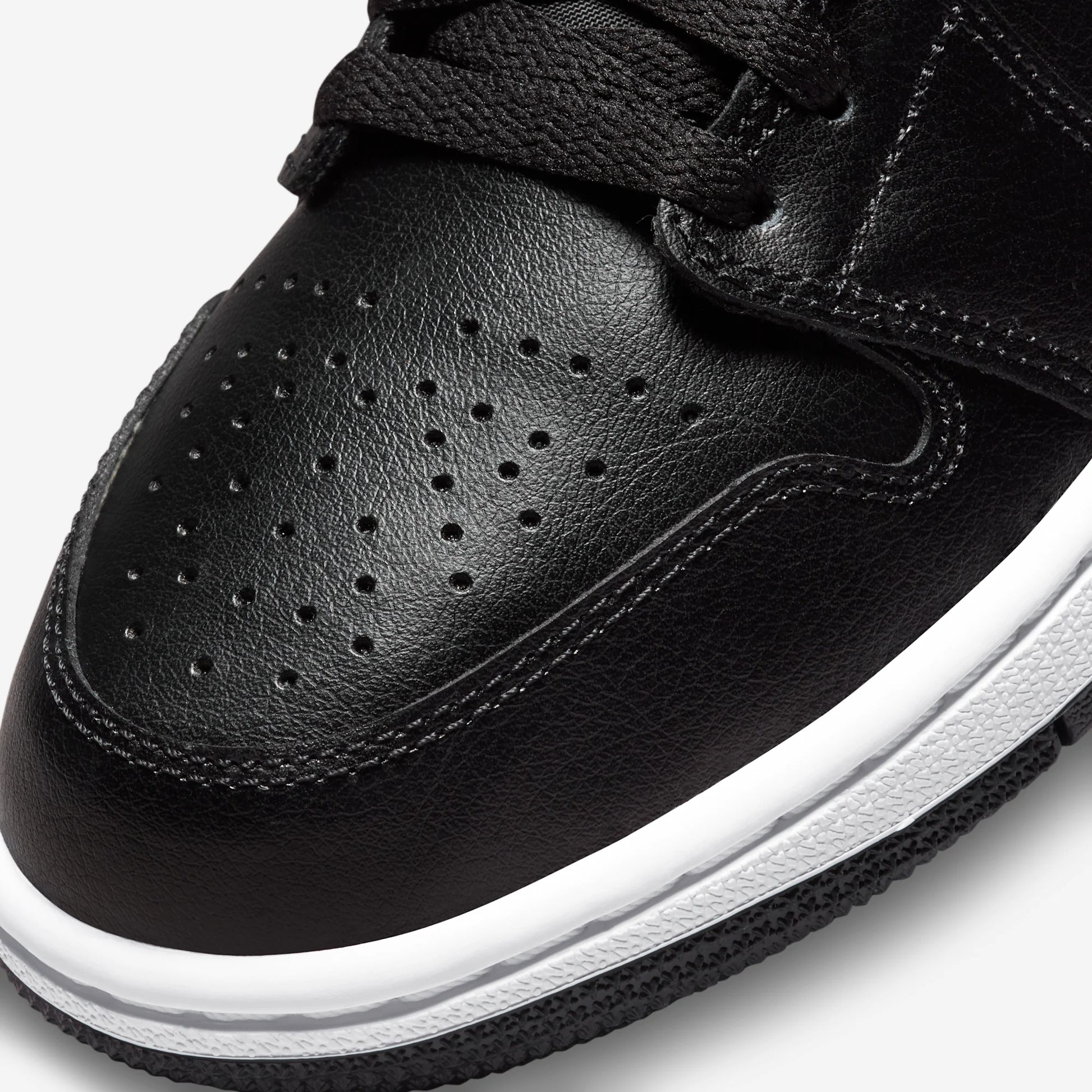 Jordan 1 Mid Black White (Women's)