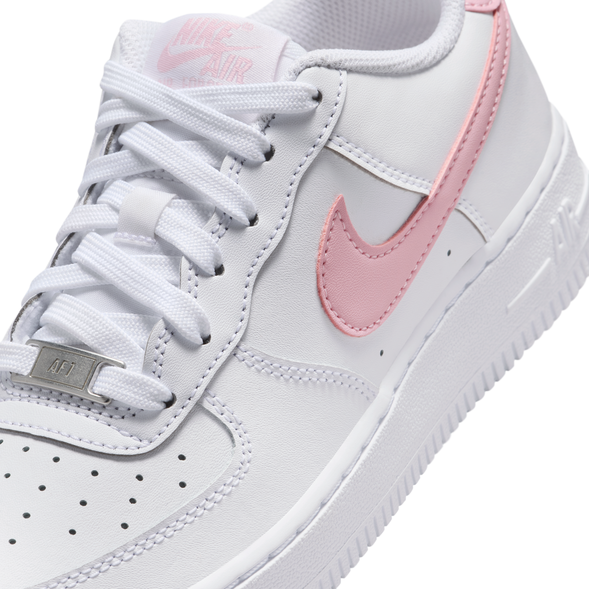 Nike Air Force 1 Low White Medium Soft Pink (GS)