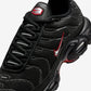 Nike Air Max Plus Black University Red Metallic Silver