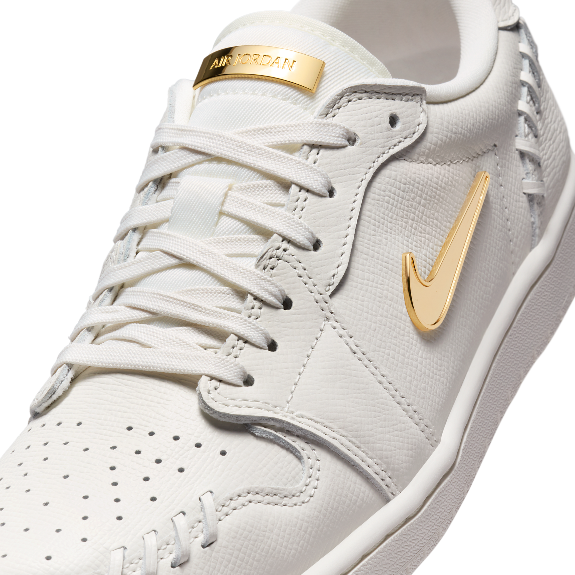 Jordan 1 Low Method of Make Sail Metallic Gold (Women's)