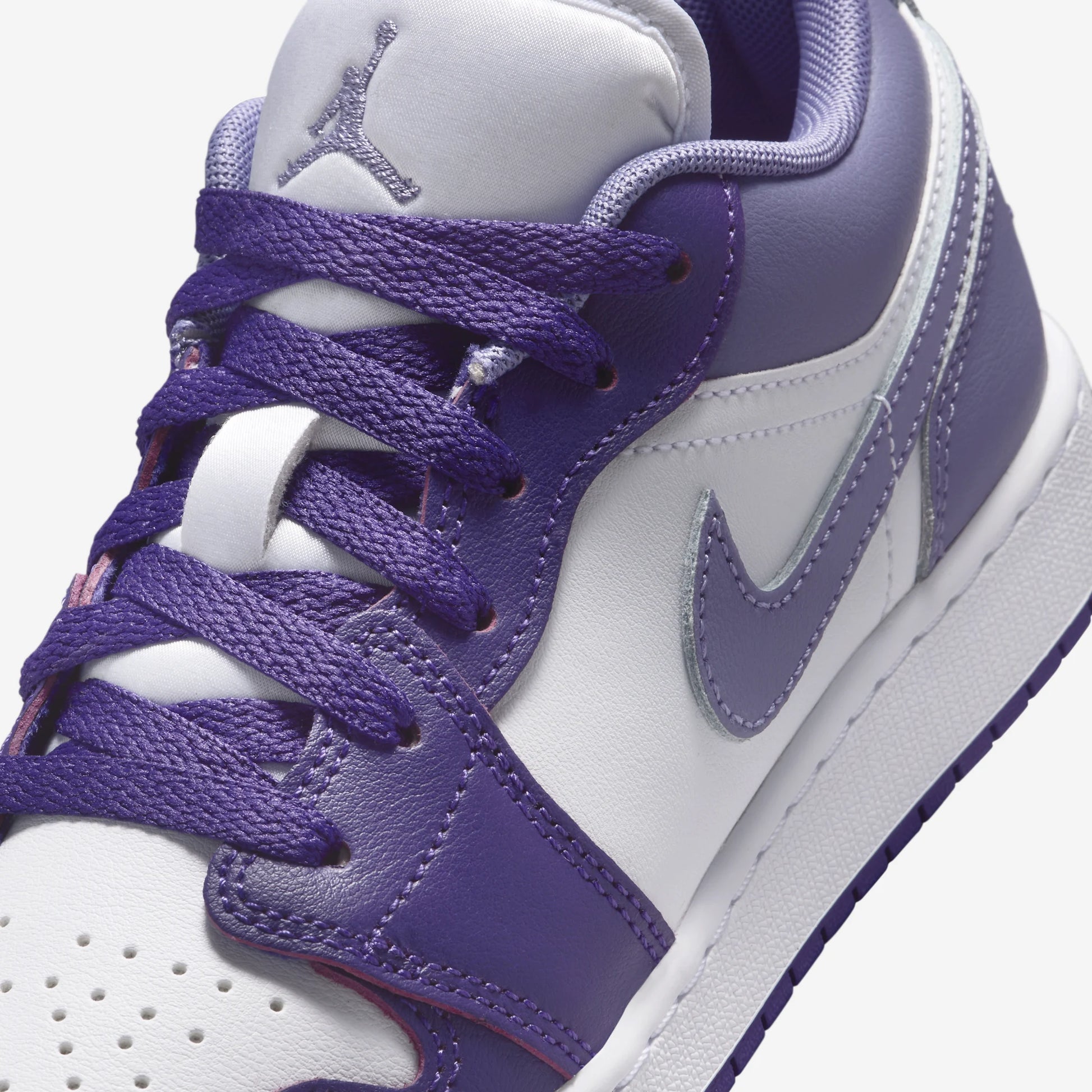 Jordan 1 Low Court Purple White Dusty Amethyst (GS)