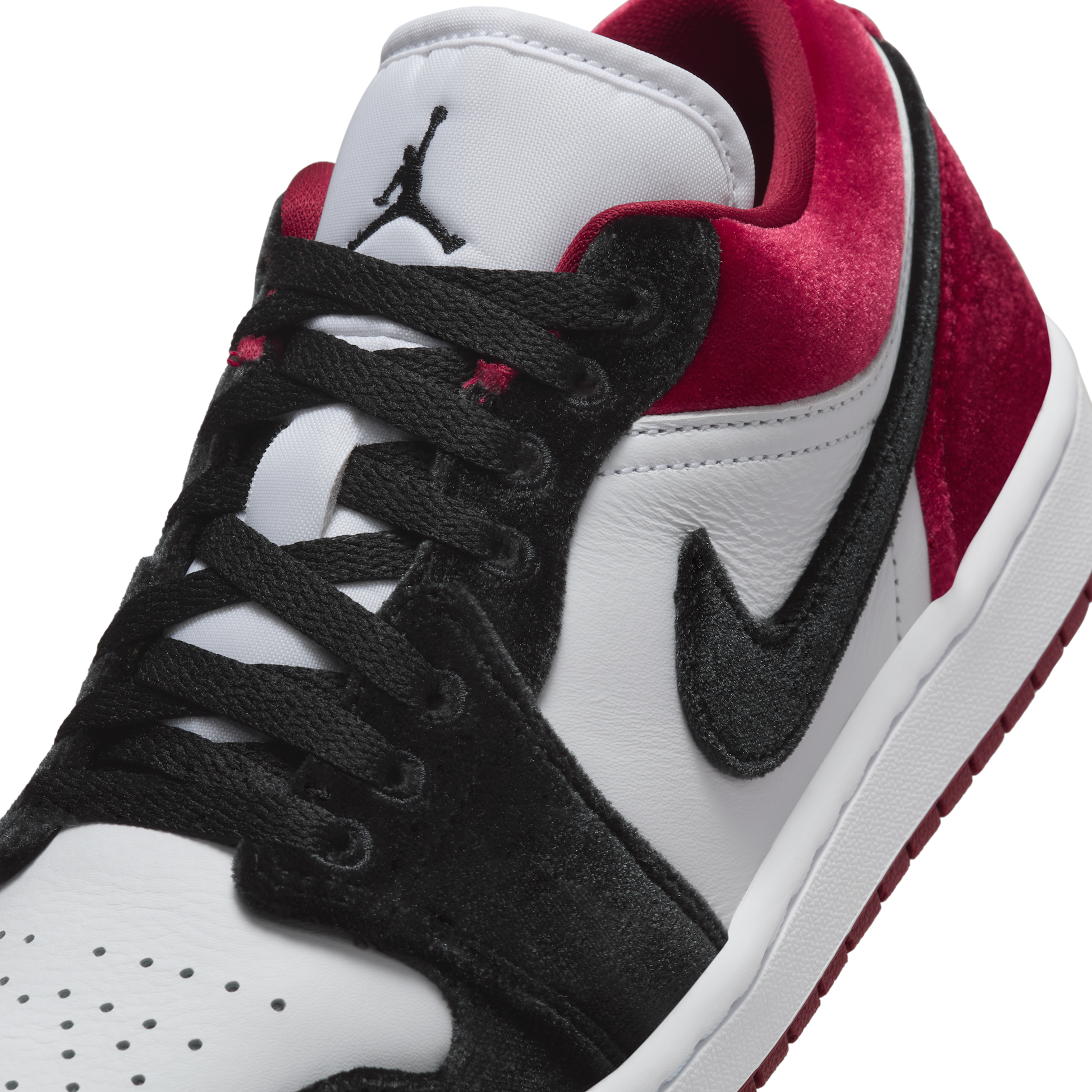 Jordan 1 Low SE Velvet Black Toe (Women's)