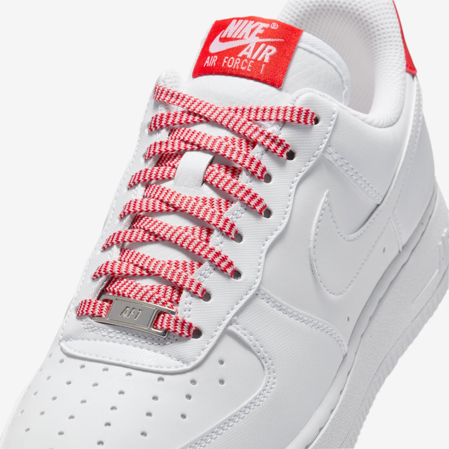 Nike Air Force 1 Low '07 White Pink Foam Metallic Silver Light Crimson (Women's)