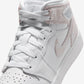 Jordan 1 Mid SE Distressed White Field Silver (GS)