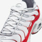 Nike Air Max Plus White University Red Wolf Grey